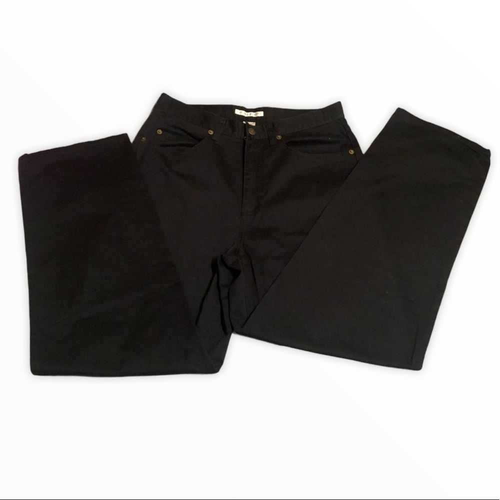 Geoffrey Beene Mens Black Pants 32 x 30